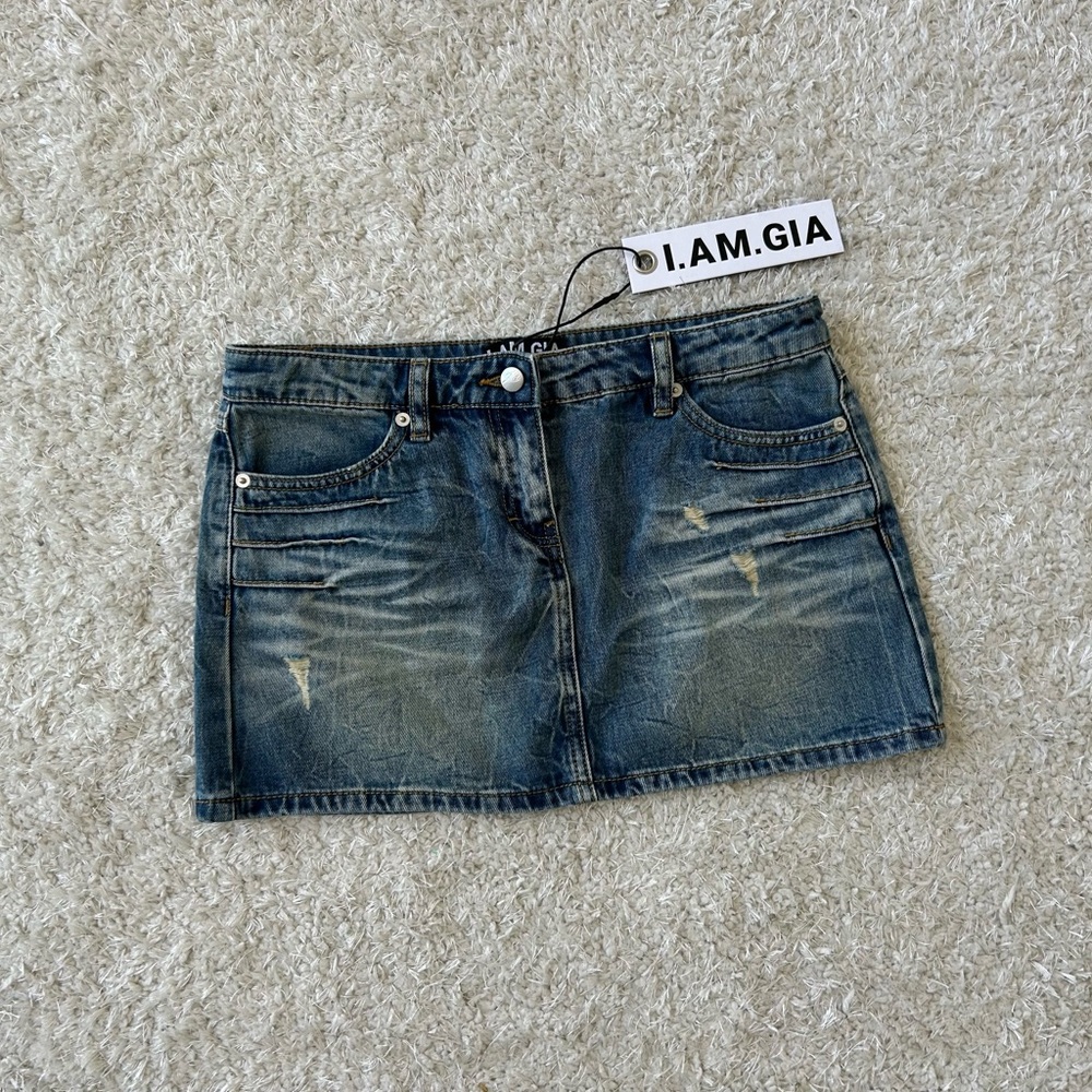 I.AM.GIA Denim Mini Skirt